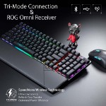 ASUS ROG - Strix Scope II 96 Wireless Keyboard (NX Snow Switch) - Black - Screenshot 3