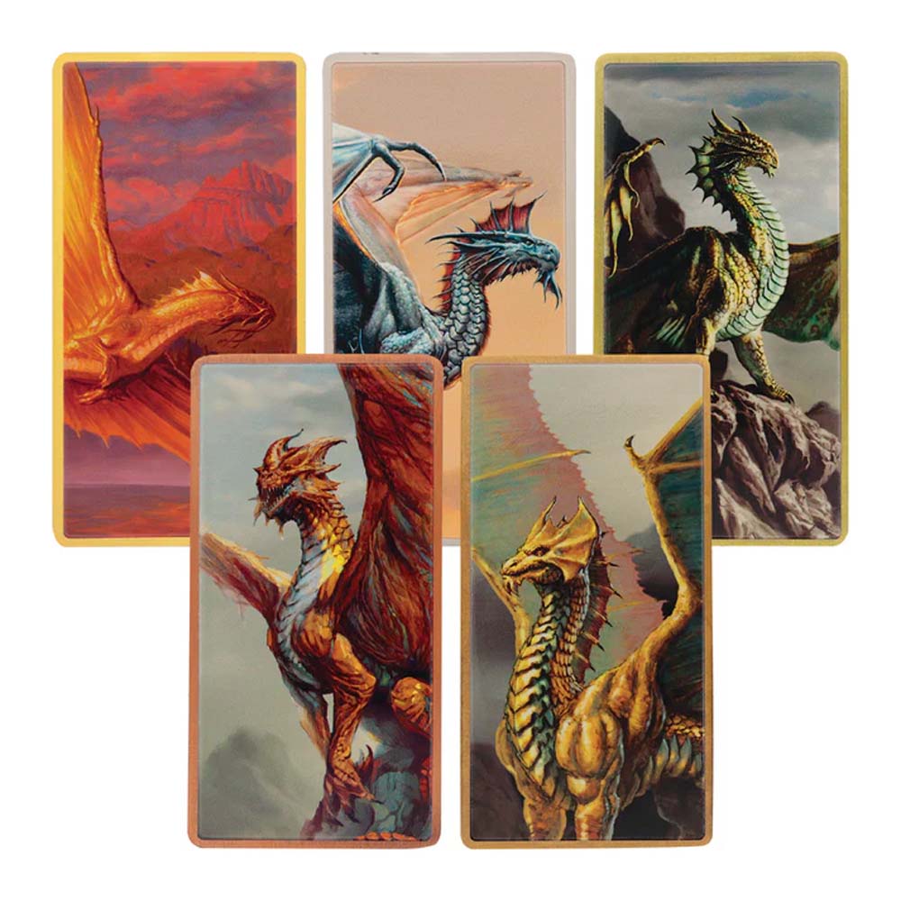 Dungeons & Dragons – Metallic Dragons Ingots 5-Set - Screenshot 3