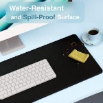 Laser Wireless Charging Desk Mat - Black - Screenshot 3