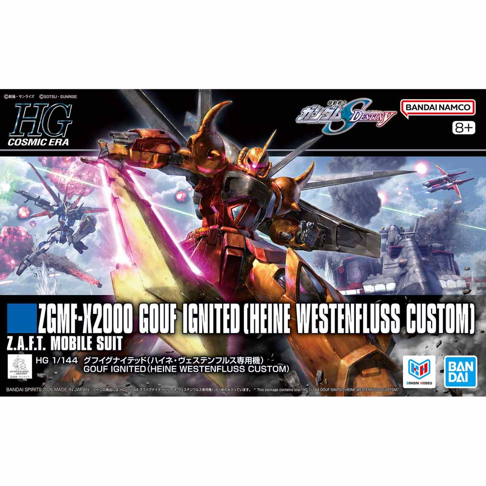 Mobile Suit Gundam - Seed Destiny HG Gouf Ignited (Heine Westenfluss Custom) 1/144 Model Kit - Screenshot 5