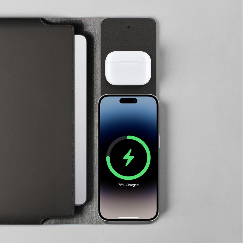 Laser Wireless Charging Laptop Sleeve Up to 16 Inch - Black - Screenshot 7