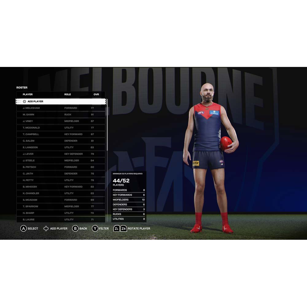AFL 26 - Screenshot 3