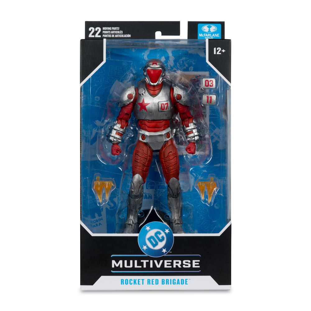 DC Comics - DC Multiverse Rocket Red Brigade (Justice League: Generation Lost) 7" Action Figure - Screenshot 1