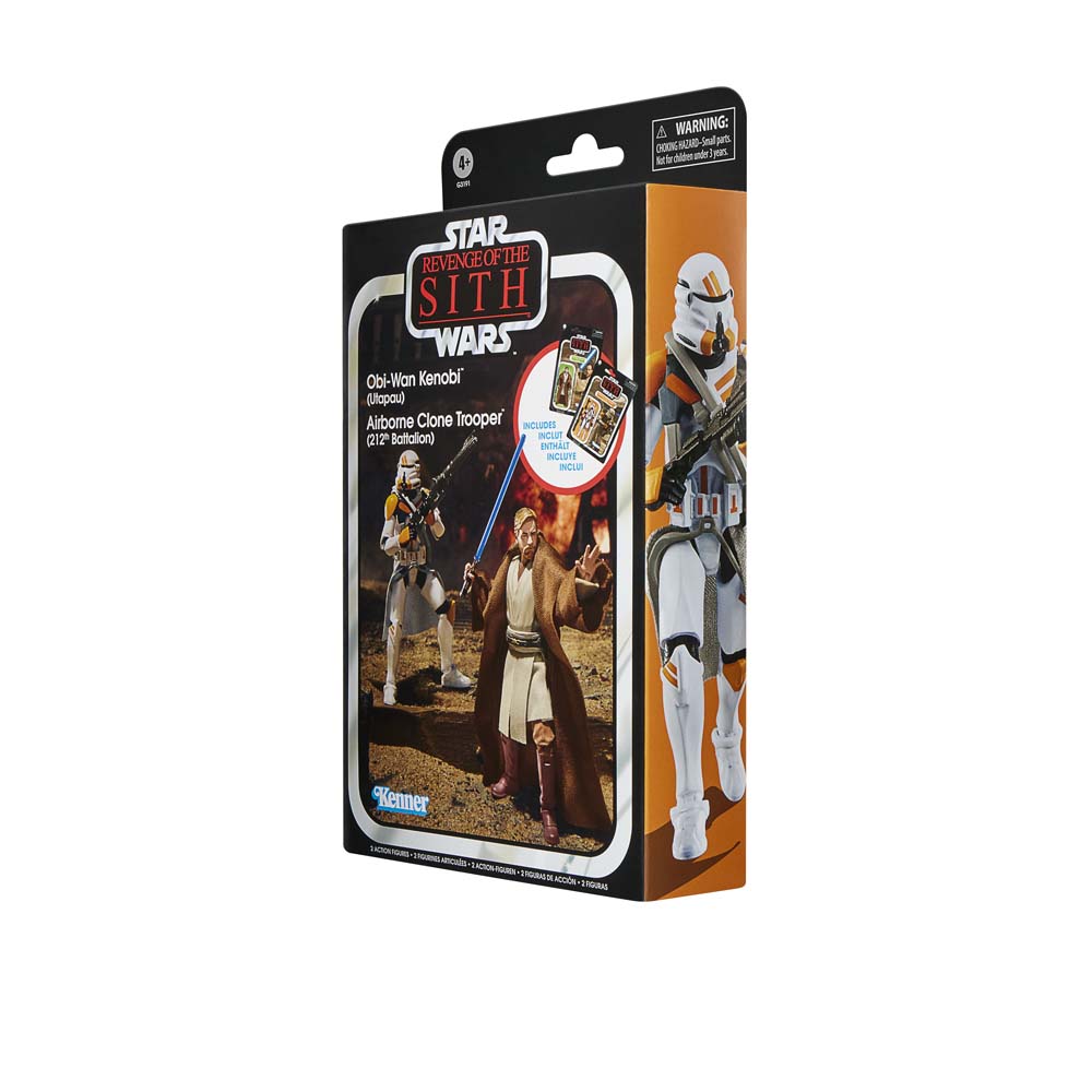 Star Wars - The Vintage Collection - Obi-Wan Kenobi (Utapau) & Airborne Clone Trooper (212th Battalion) Action Figure Set - Screenshot 2