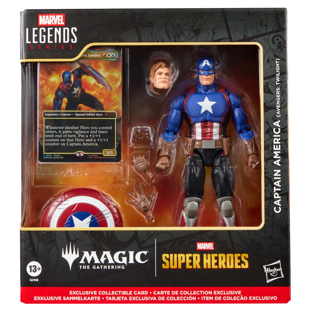 Marvel x Magic: The Gathering - Captain America Marvel Legends Action Figure - Screenshot 3