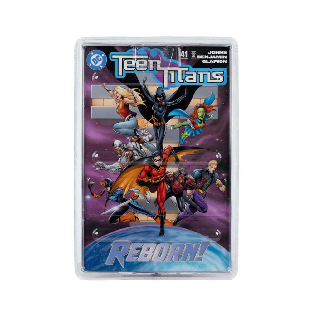 DC Comics - Teen Titans - Robin (Teen Titans #41) Page Punchers 7" Action Figure with Comic Book - Screenshot 4