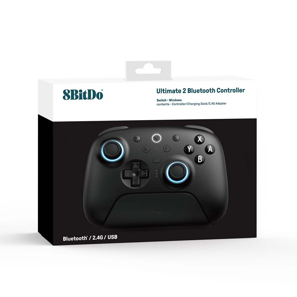 8BitDo Ultimate 2 Bluetooth Controller - Black - Screenshot 4