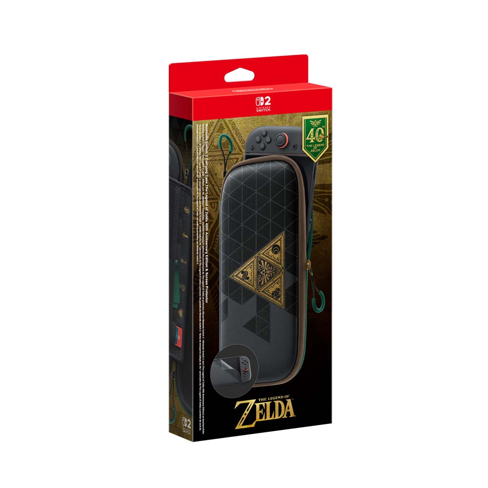 Nintendo Switch 2 Carrying Case & Screen Protector –The Legend of Zelda 40th Anniversary Edition - Screenshot 1