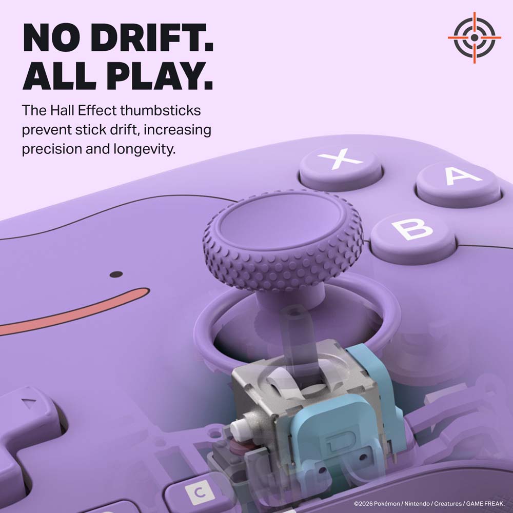 PowerA - Advantage Wireless Controller for Nintendo Switch 2 - Pokémon Ditto - Screenshot 3