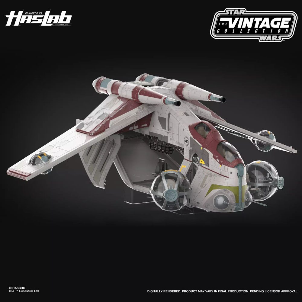 Star Wars - Attack of the Clones - The Vintage Collection LAAT/i Gunship Figure Set - Screenshot 13