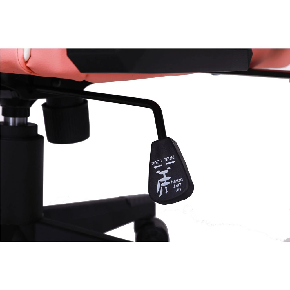 Playmax - Elite Gaming Chair - Pink and White - Screenshot 8