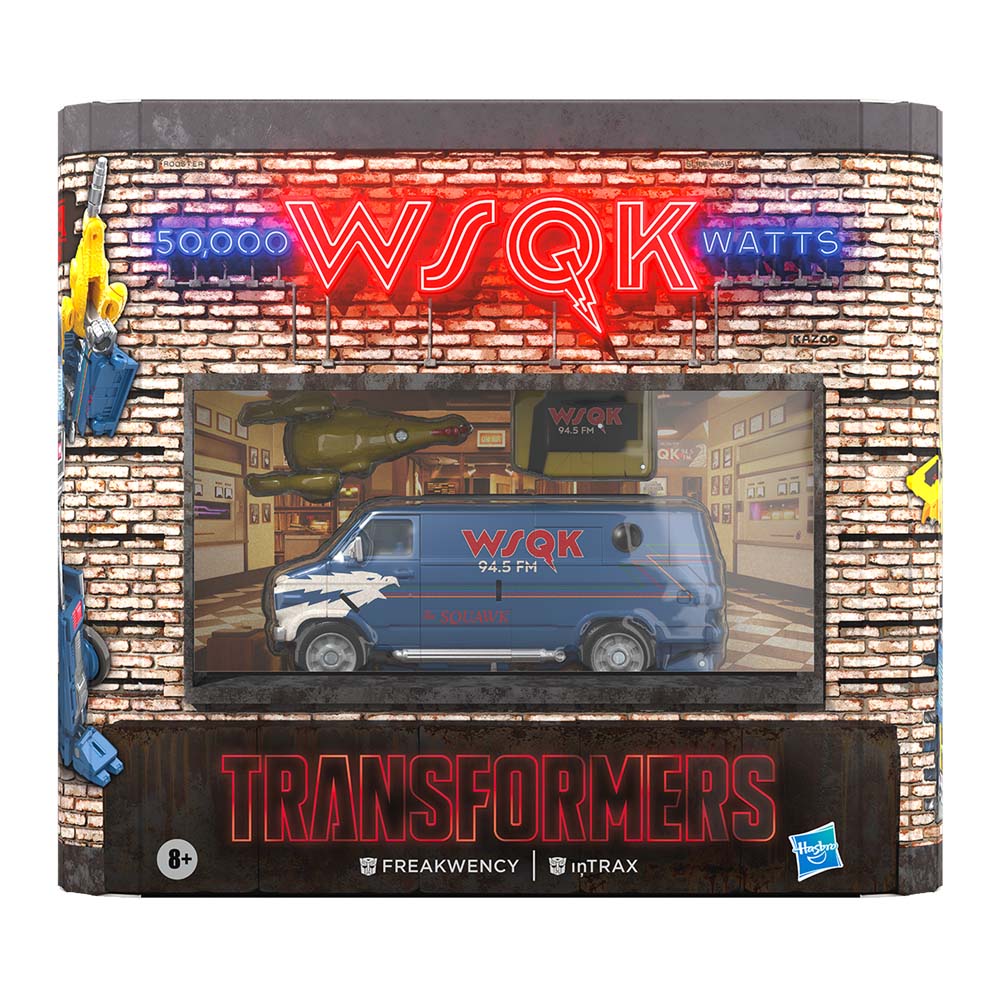 Transformers x Stranger Things - Freakwency & 8-Trax Action Figure