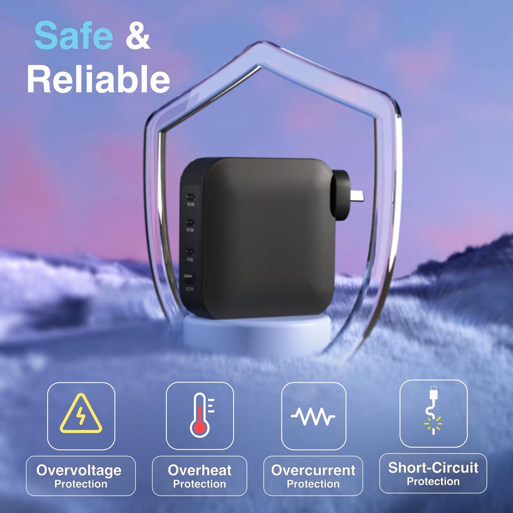 Laser PD3.0 200W GaN Wall Charger - Black - Screenshot 3