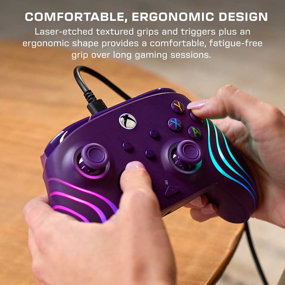 Turtle Beach -  Afterglow Wave Wired Controller for Xbox – Purple - Screenshot 10