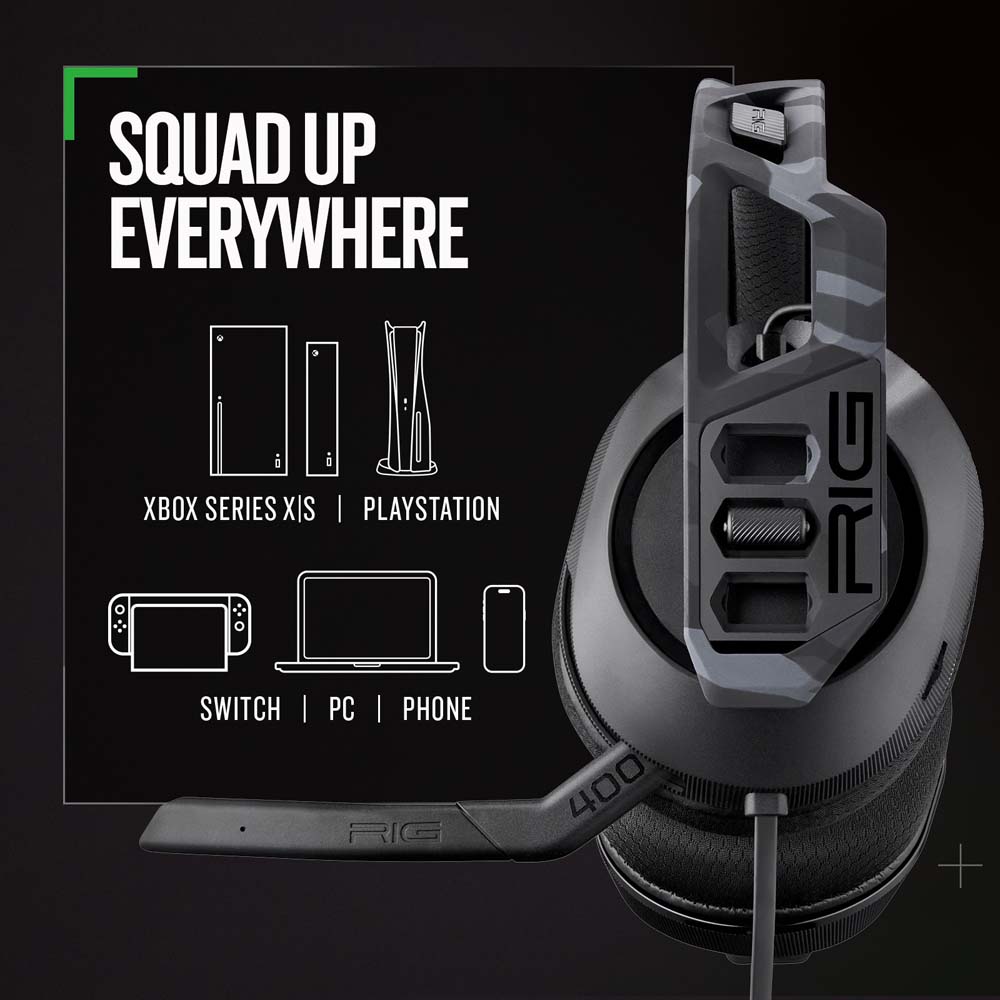 RIG 400 Gen 2 HX Gaming Headset for XBOX - Urban Camo - Screenshot 3