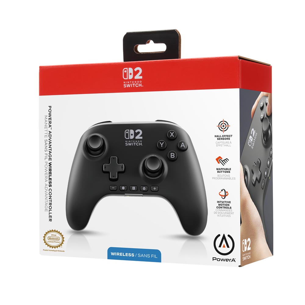PowerA - Advantage Wireless Controller for Nintendo Switch 2 - Black - Screenshot 2
