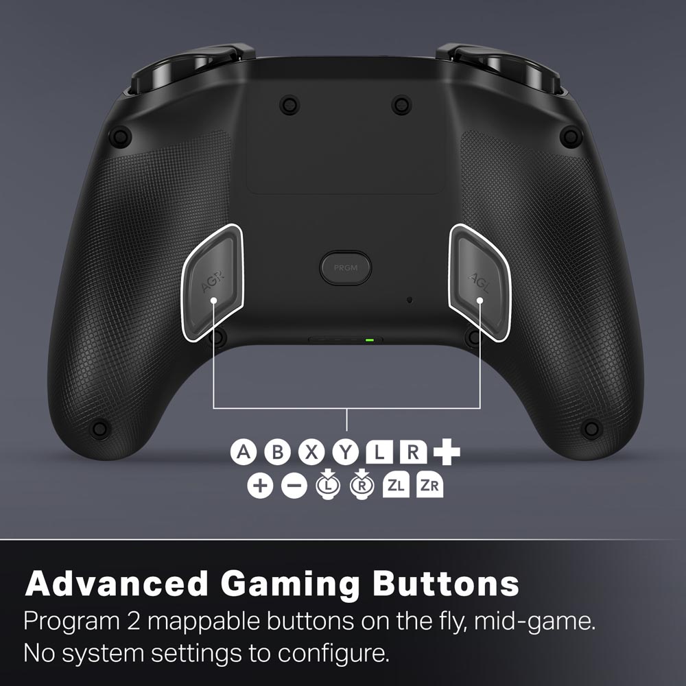 PowerA - Advantage Wireless Controller for Nintendo Switch 2 - Black - Screenshot 5