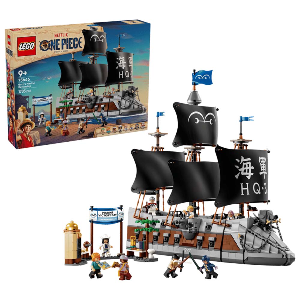Netflix - One Piece - LEGO Garp's Marine Battleship #75646 - Screenshot 1