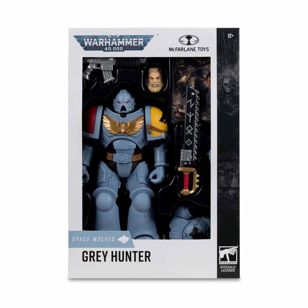 Warhammer 40,000 – Grey Hunter (Space Wolves) 7" Scale Action Figure - Screenshot 1