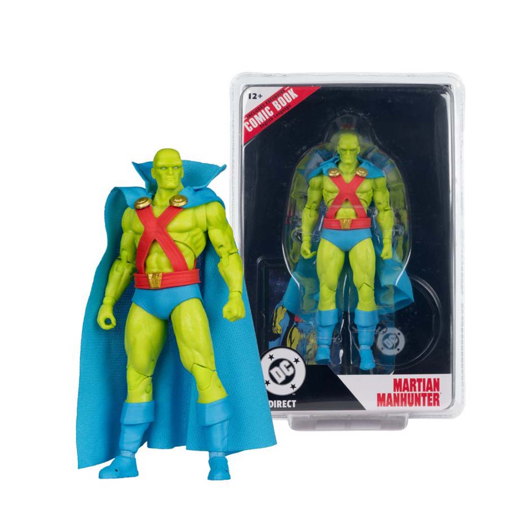 DC Comics - Justice League - Martian Manhunter (Justice League #71) Page Punchers 7" Action Figure with Comic Book - Screenshot 1