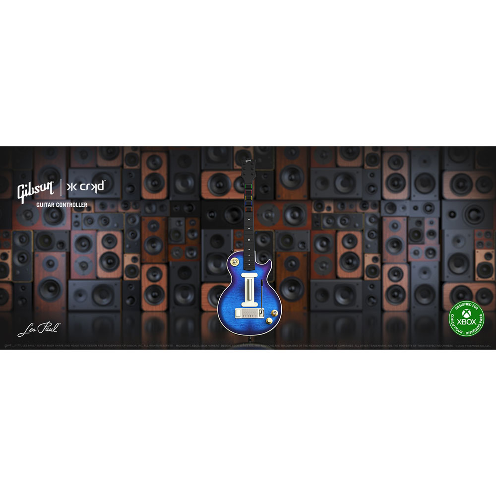 CRKD X Gibson les Paul Pro Guitar Controller for Xbox - Blue - Screenshot 8