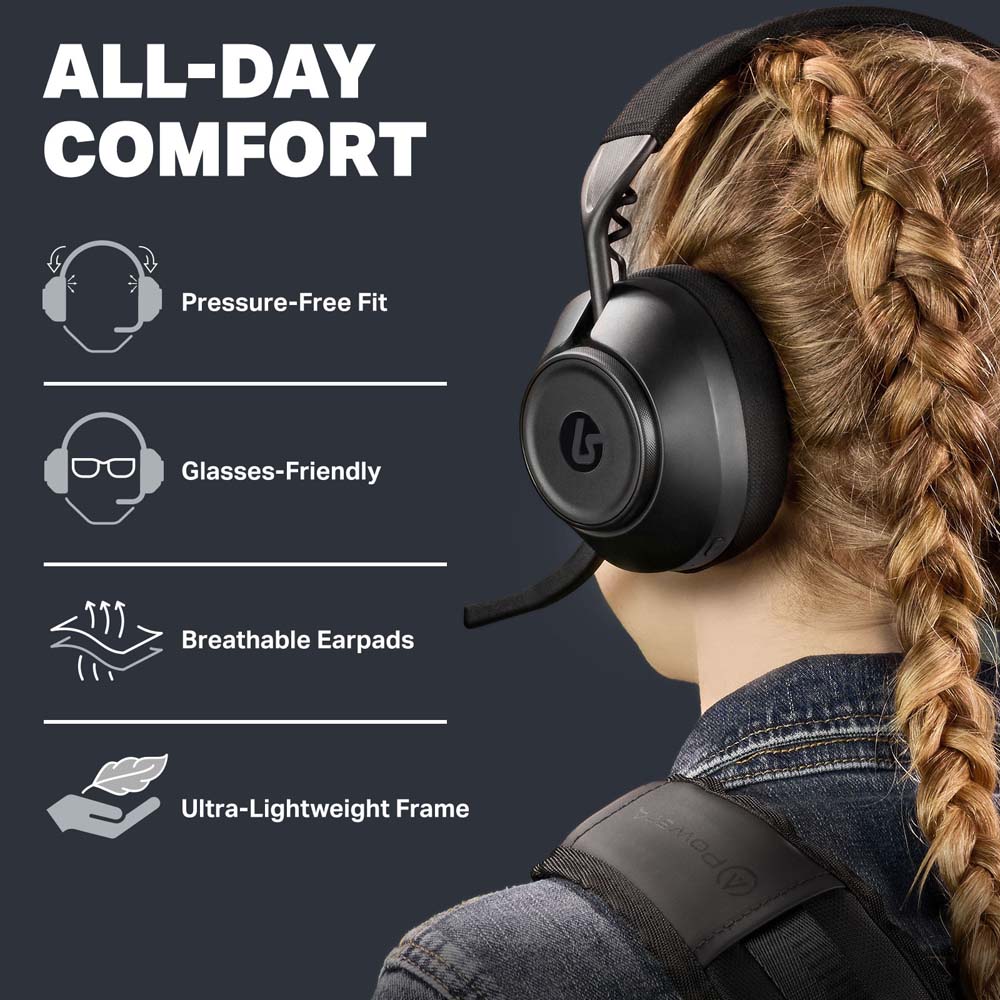 LucidSound LS500P Wireless Gaming Headset - Black - Screenshot 12
