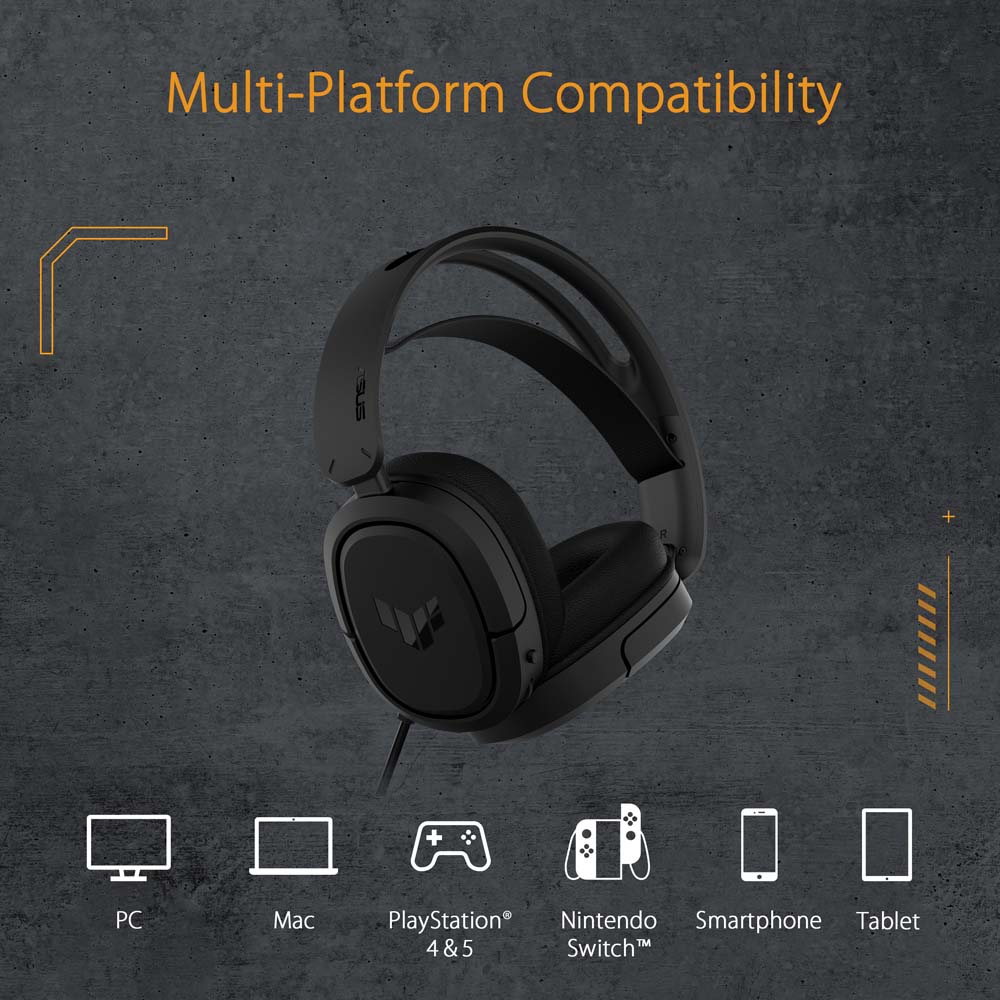 ASUS TUF - H1 Wireless Gaming Headset - Black - Screenshot 5