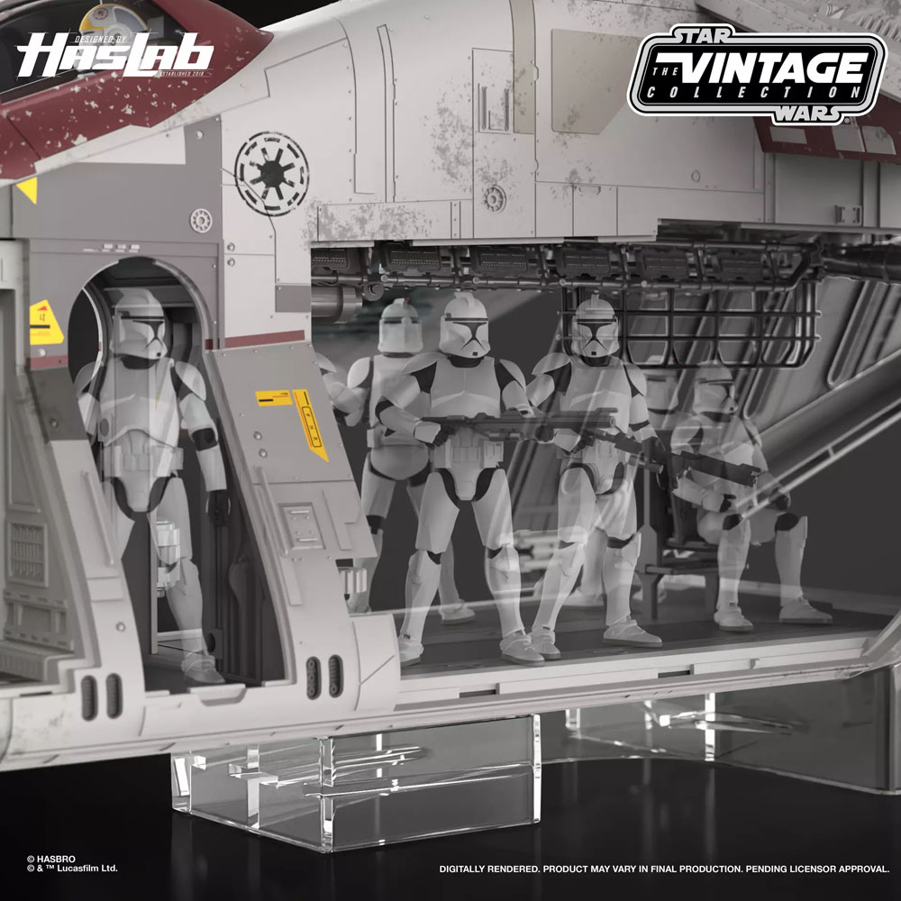 Star Wars - Attack of the Clones - The Vintage Collection LAAT/i Gunship Figure Set - Screenshot 21