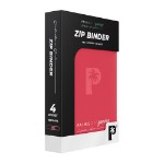 Palms Off Gaming - Collector's Series 4 Pocket Zip Trading Card Binder - Red - Screenshot 1