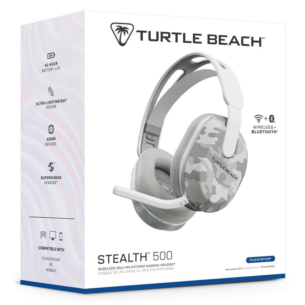 Turtle Beach - Stealth 500 PlayStation Wireless Headset - Arctic Camo - Screenshot 1