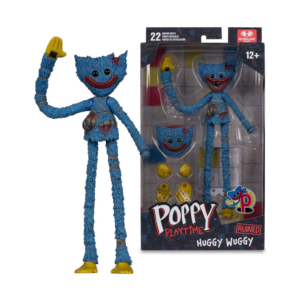 Poppy Playtime - Huggy Wuggy (Ruined) 7" Action Figure - Screenshot 2