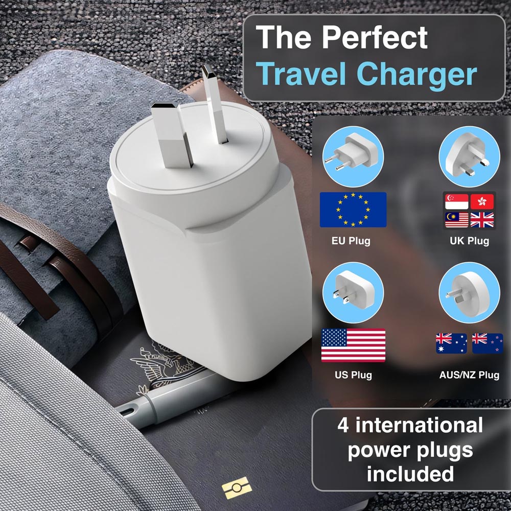 Laser 65W GaN Wall Charger with 4 Adaptors - Screenshot 7