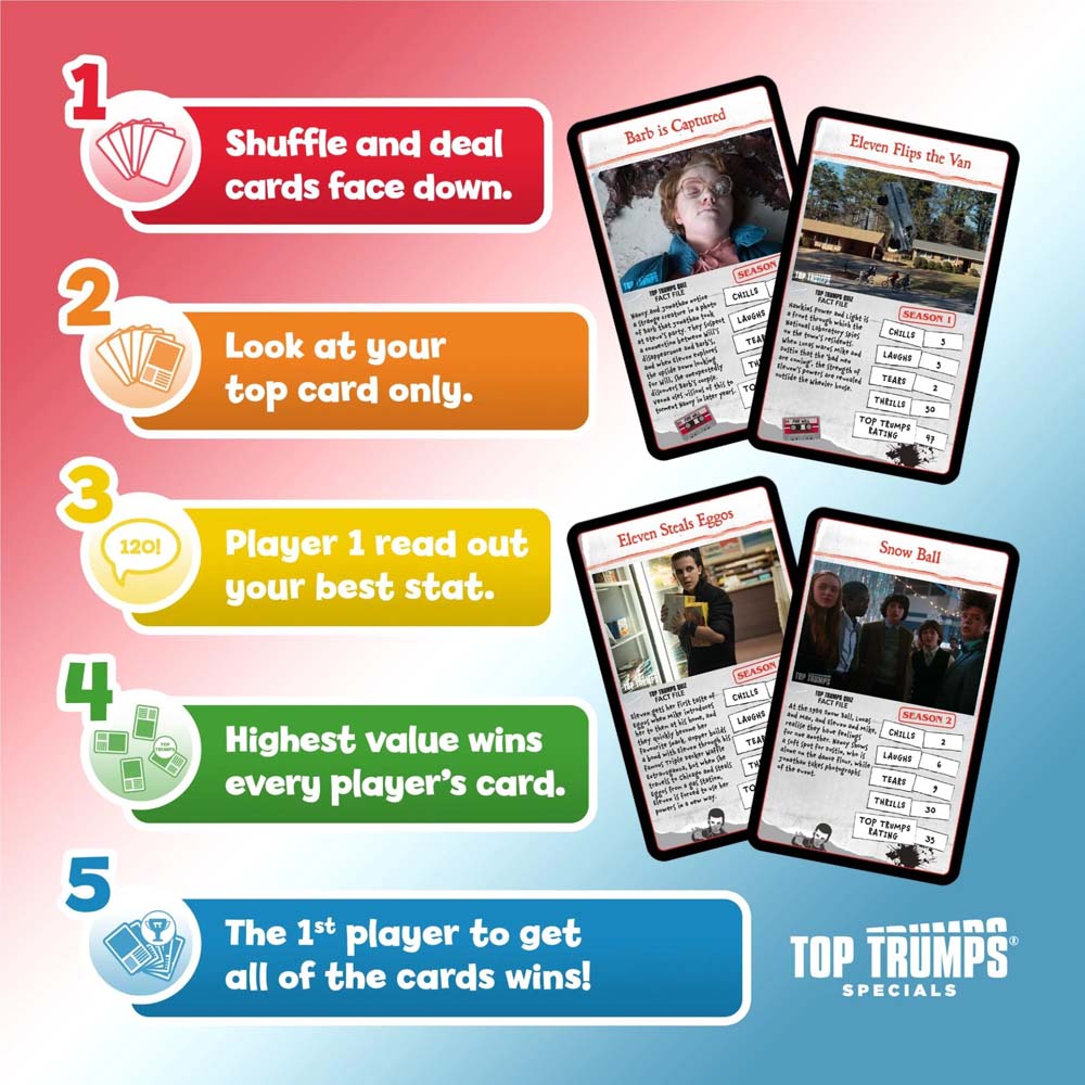 Top Trumps - Stranger Things Collector's Tin - Screenshot 3