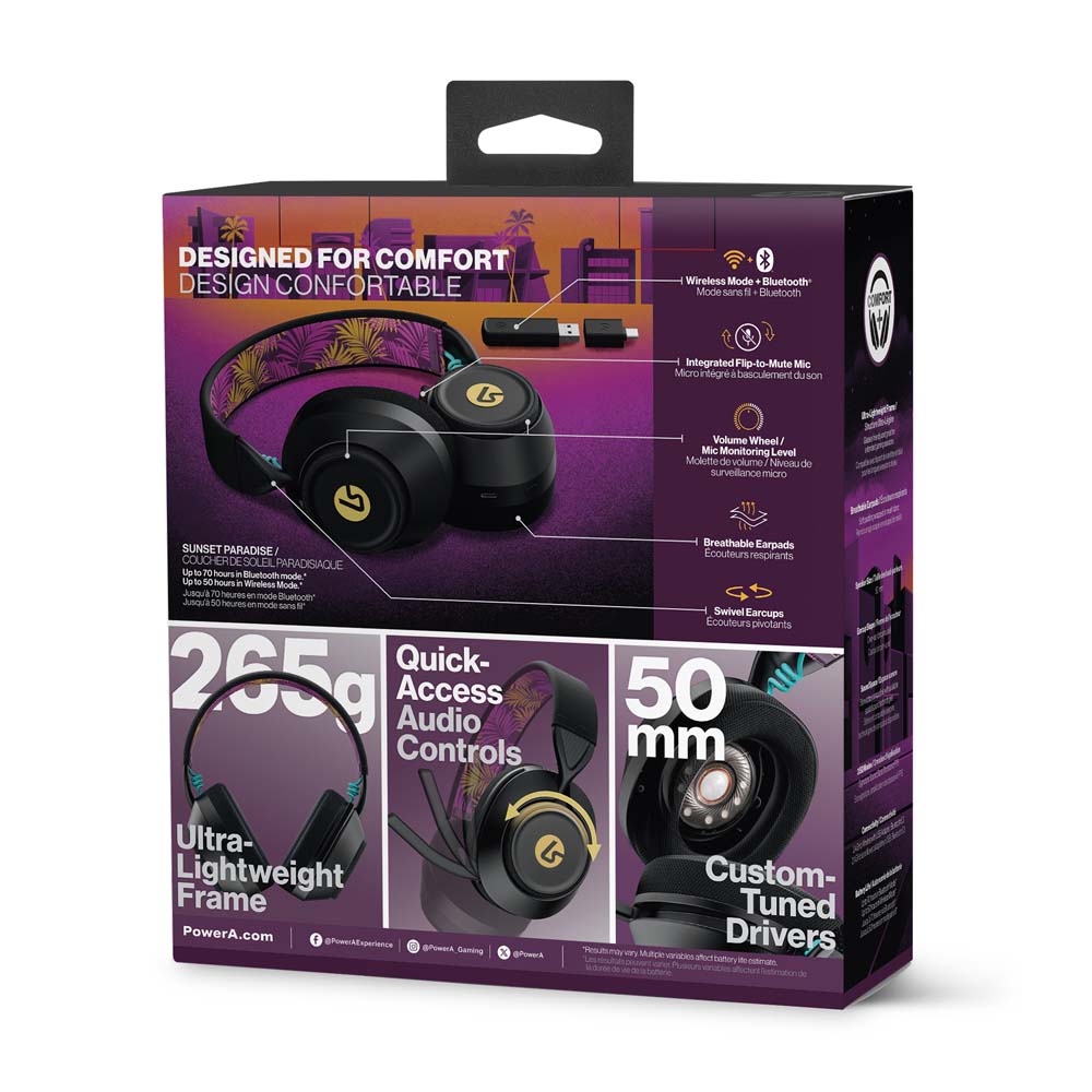 LucidSound LS500 Universal Wireless Gaming Headset - Sunset Paradise - Screenshot 5