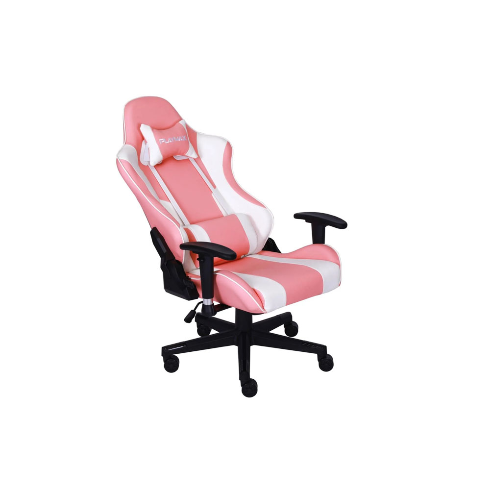 Playmax - Elite Gaming Chair - Pink and White - Screenshot 2