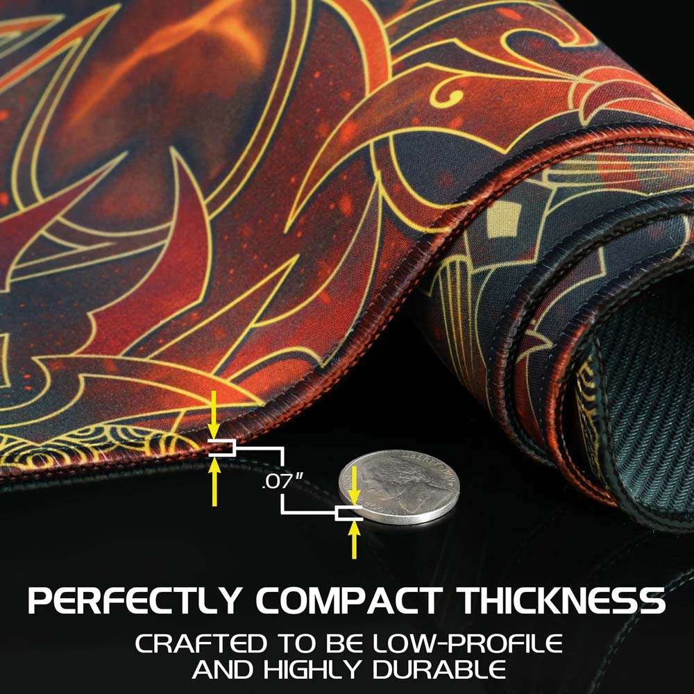 Enhance Tabletop - Card Game Playmat - Orange - Screenshot 1