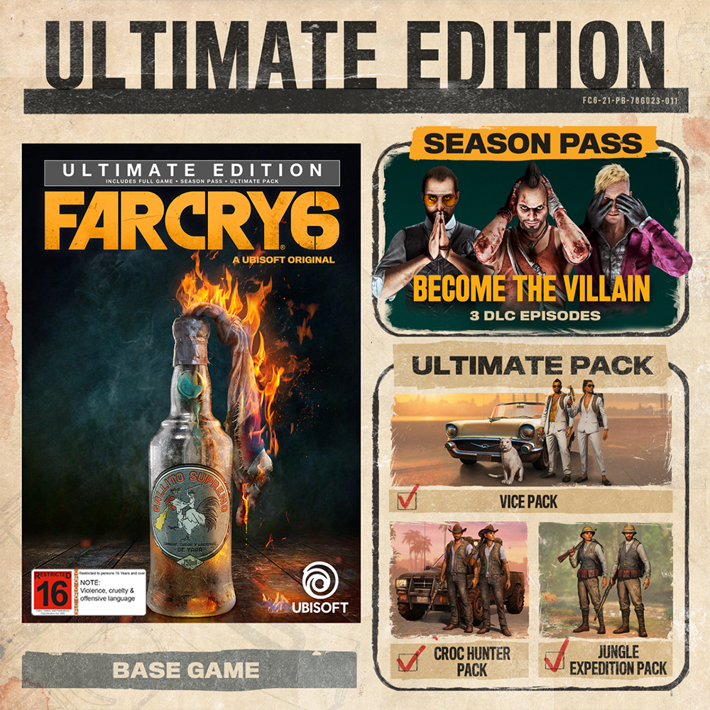 Far Cry 6 Ultimate Edition + Lions of Yara Statue Bundle PlayStation