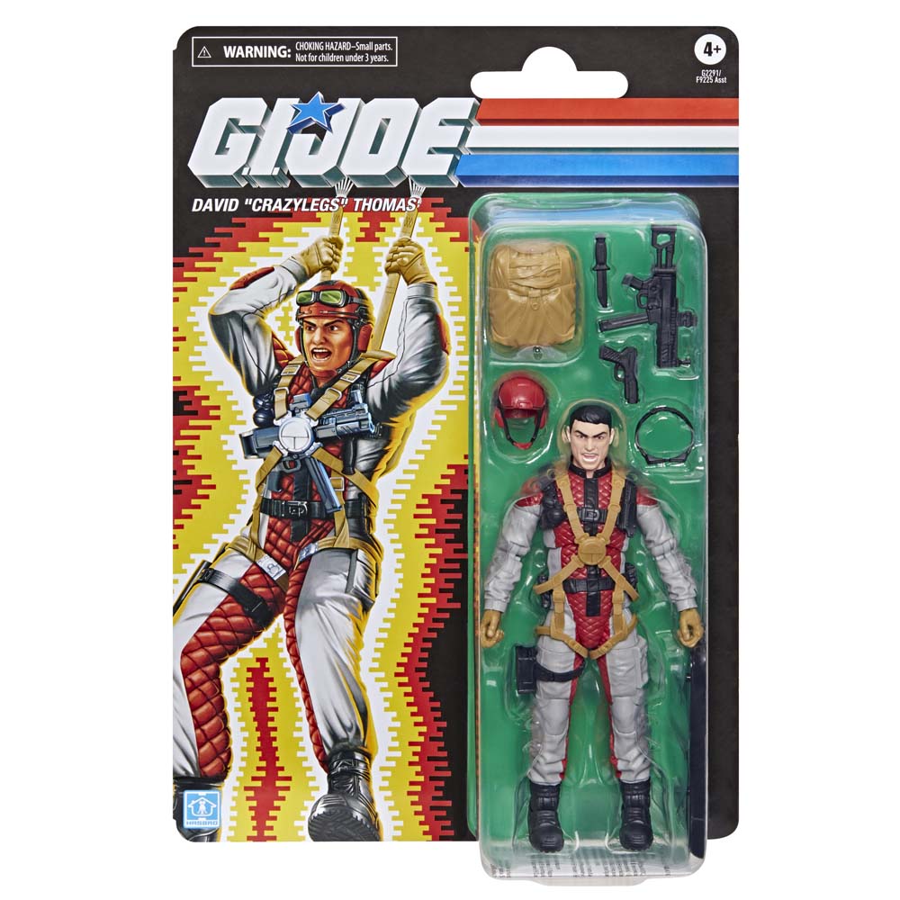 G.I. Joe - Classified Series: Retro Cardback - David “Crazylegs