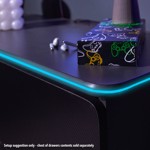 X Rocker Carbon-Tek Chest of 3 Drawers with LED Lights - Black - Screenshot 2