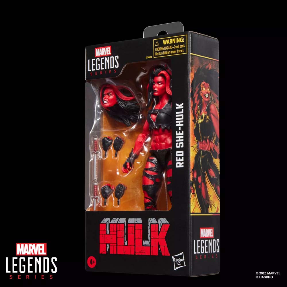 Marvel - Red She-Hulk Marvel Legends Action Figure - Screenshot 3