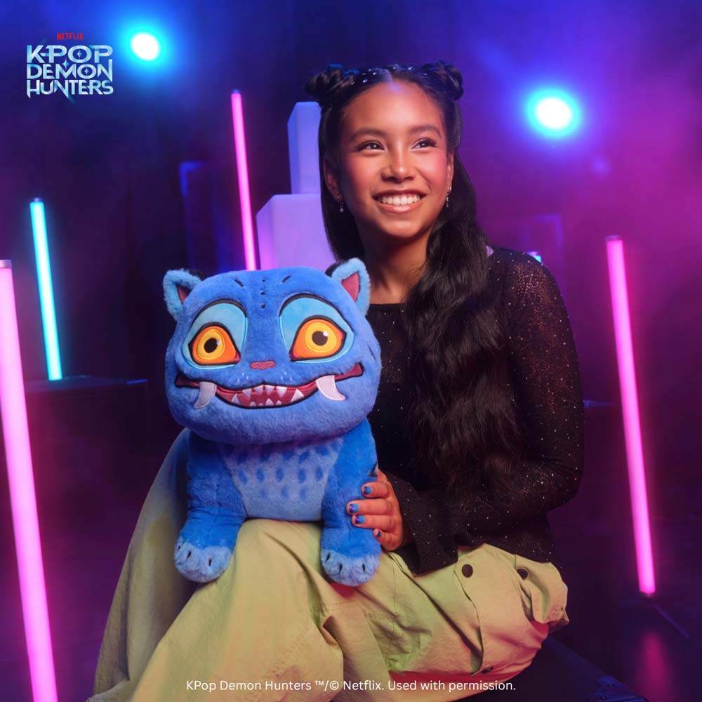 Netflix - KPop Demon Hunters - Derpy Tiger 12" Sitting Plush - Screenshot 1