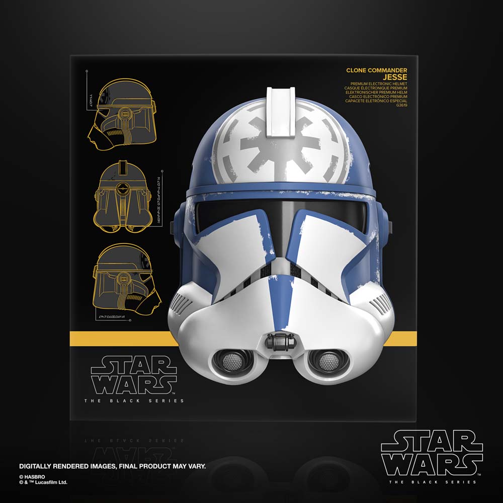 Star Wars - The Black Series - Clone Commander Jesse Premium Electronic Helmet - Screenshot 1