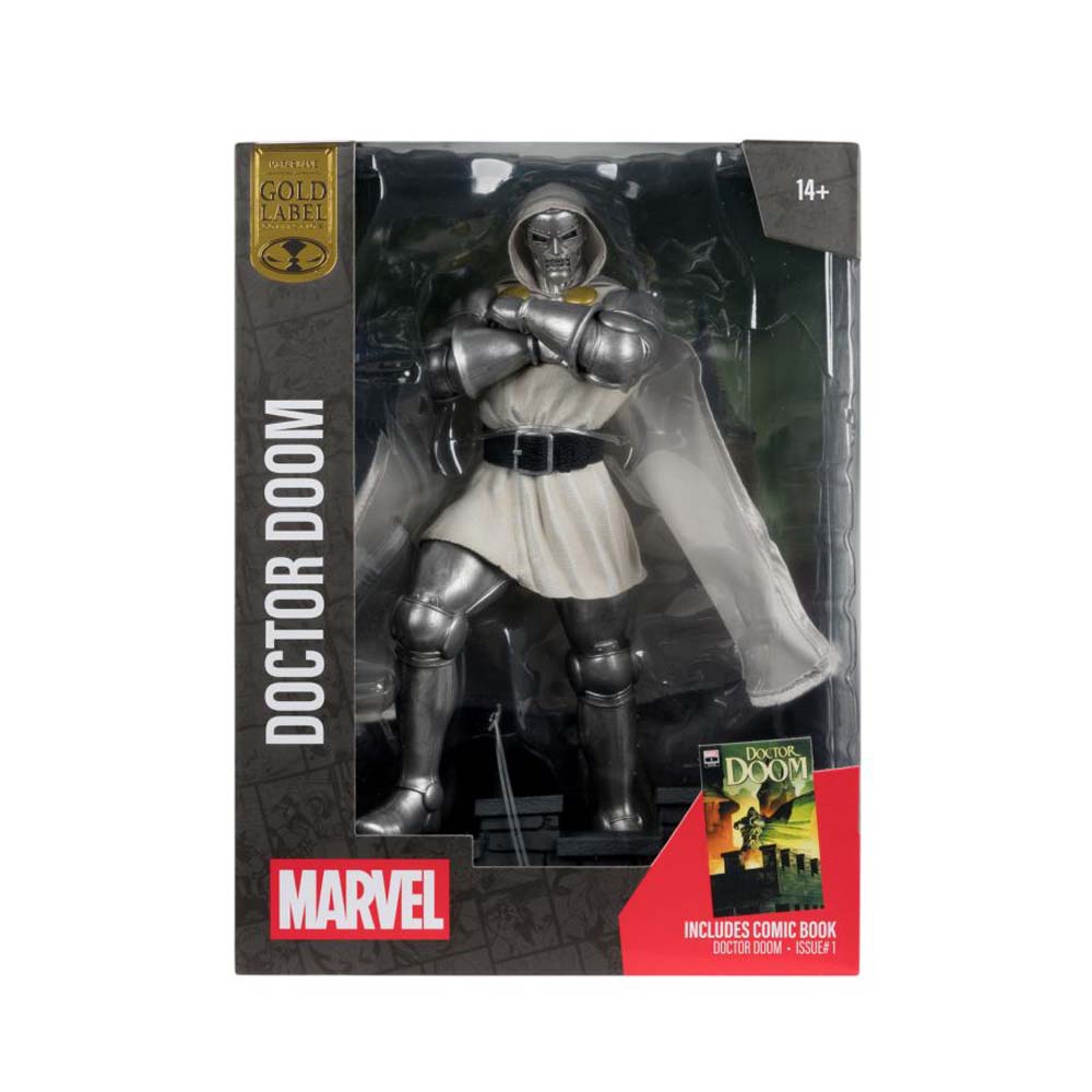 Marvel - Doctor Doom (Future Foundation) Gold Label 1/6th Scale Figure with Comic Book - Screenshot 4