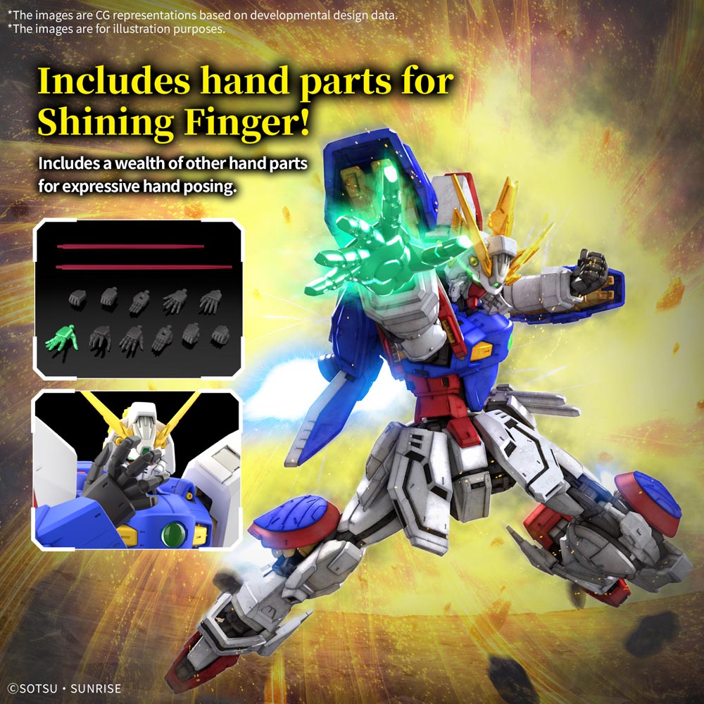 Gundam - Shining Gundam 1/144 Scale Model Kit - Screenshot 3