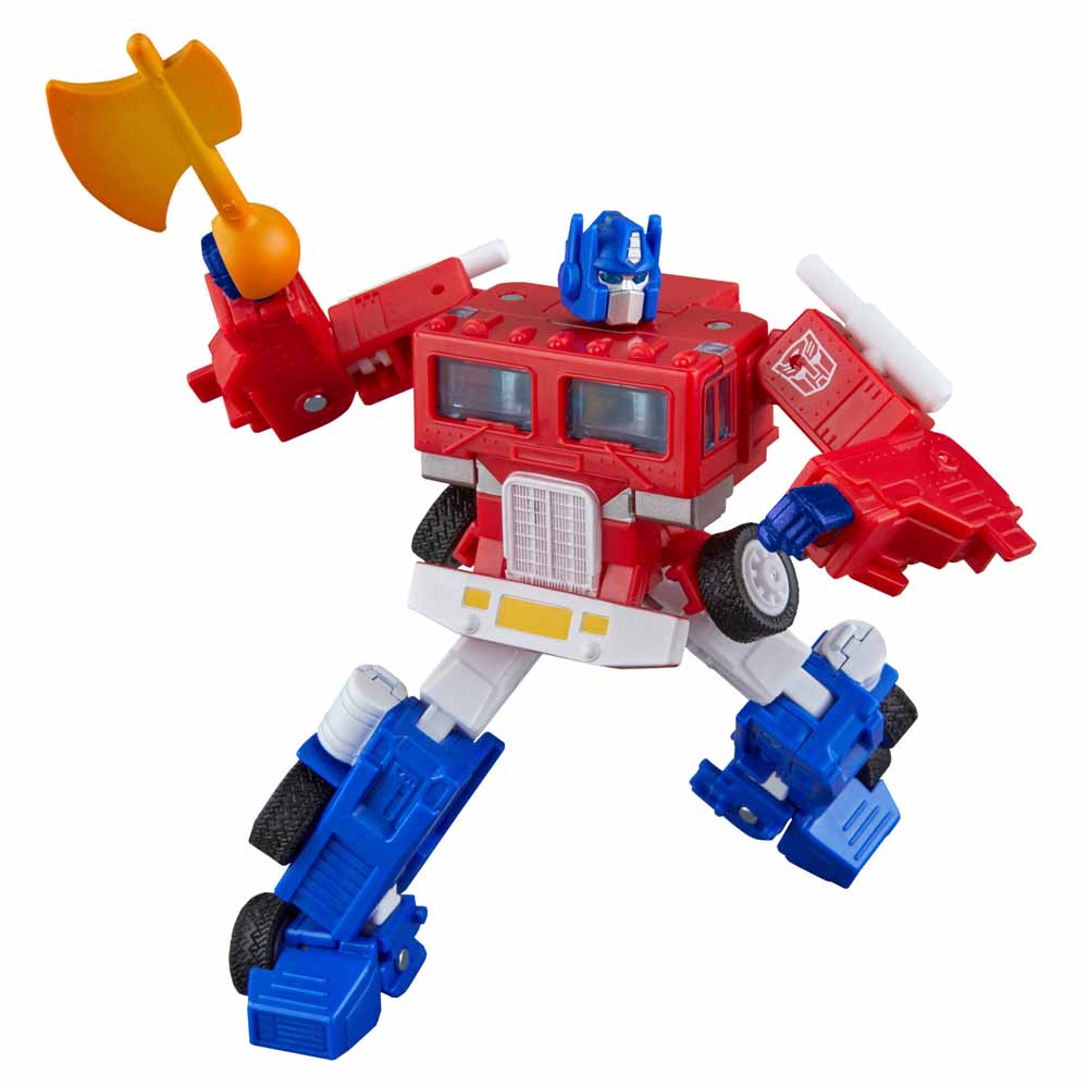 Transformers - Deluxe Class Optimus Prime & Autobot Jazz Cereal Box Action Figure Set - Screenshot 2