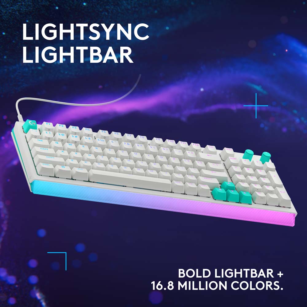 Logitech G G512 X 98 Mechanical Gaming Keyboard - White - Screenshot 1