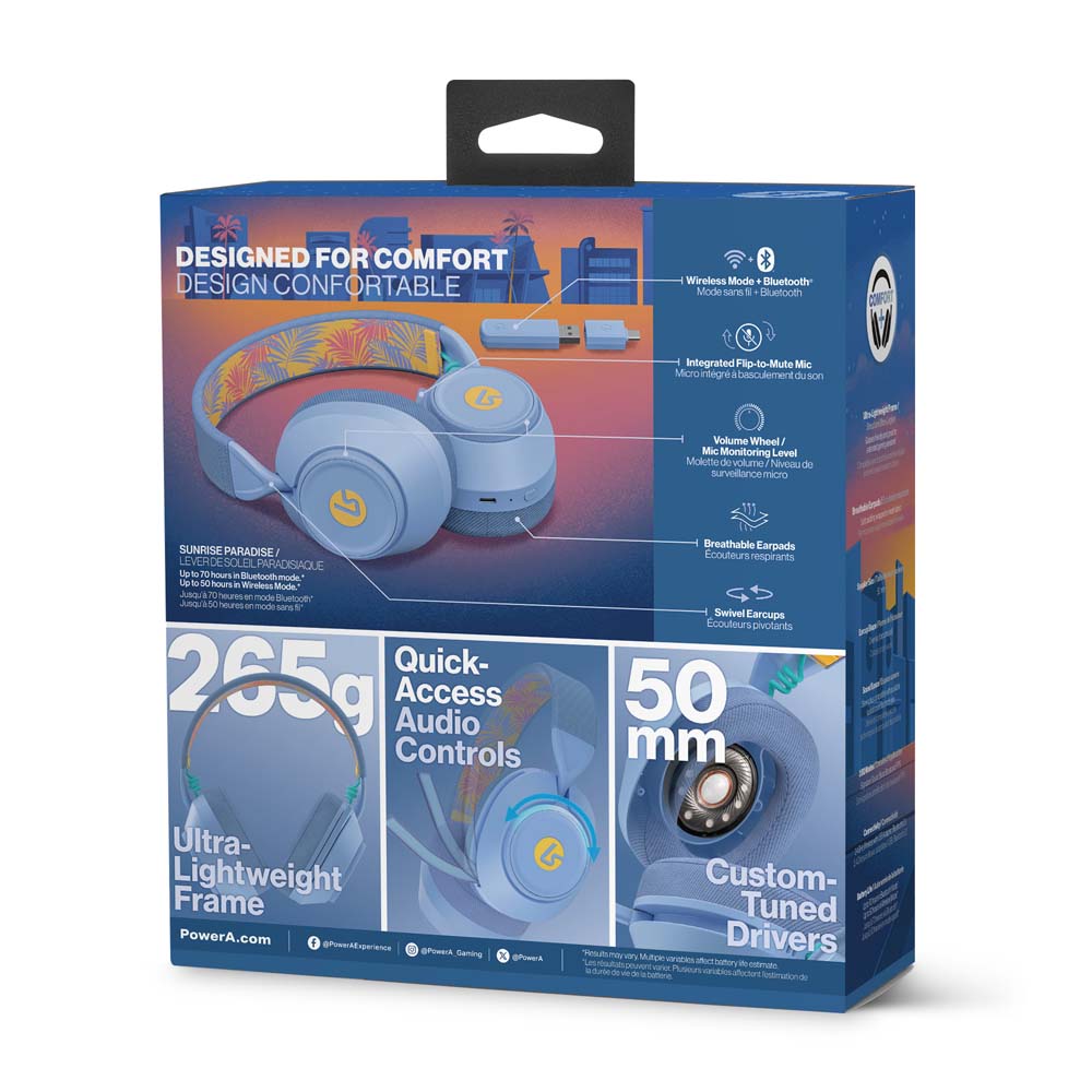 LucidSound LS500 Universal Wireless Gaming Headset - Sunrise Paradise - Screenshot 6