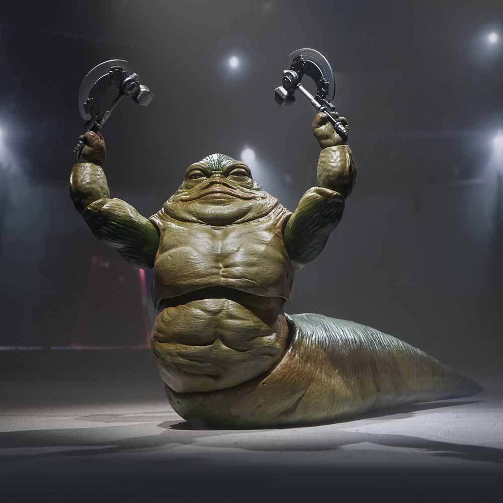 Star Wars - The Mandalorian and Grogu - The Vintage Collection - Rotta the Hutt Action Figure - Screenshot 1