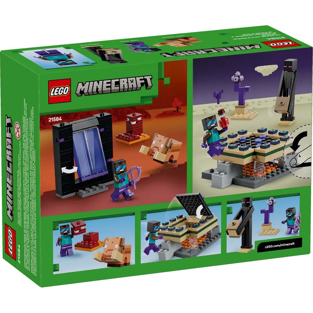 Minecraft - LEGO Nether & End Portal Journey #21584 - Screenshot 1