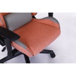 Playmax - Elite Gaming Chair - Fabric Pink and Light Grey - Screenshot 2